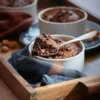 Saucy Chocolate Pudding with Coffee & Nuts